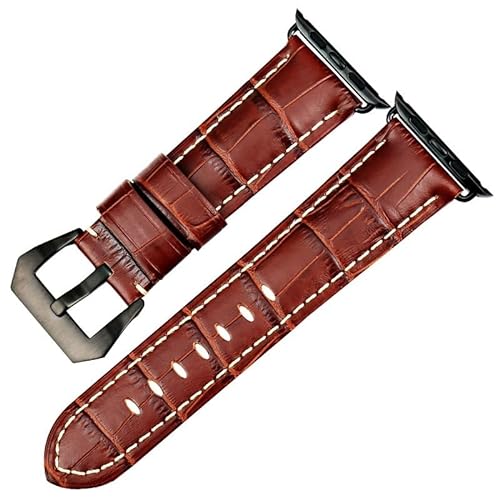 AMSOH Lederarmband für Apple Watch 49 mm, 45 mm, 41 mm, 44 mm, 40 mm, 42 mm, 38 mm, Serie 8, 7, SE, 6, 5, 4, 3, 2, Armband, 38/40/41mm, Achat von AMSOH