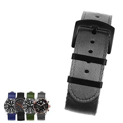 AMSOH Nato-Armband aus Nylon für Rox S-eiko-Armband, 20 mm, 22 mm, weiches Armband, 22 mm, Achat von AMSOH