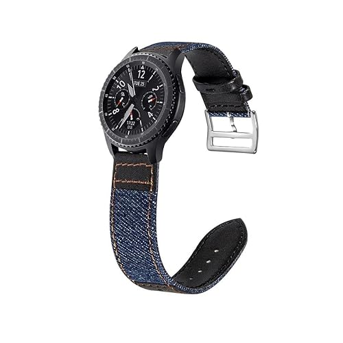 AMSOH Nylon-Leder-Uhrenarmband für Garmin Vivoactive 4 Sport, Armband für Garmin Venu 2, 22 mm Uhrenarmband, For Vivoactive 4, Achat von AMSOH