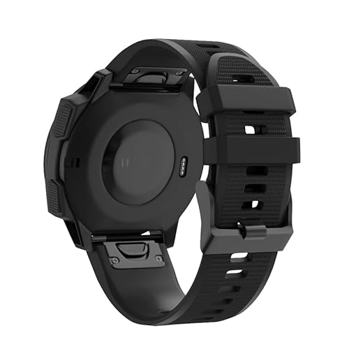 AMSOH Silikon-Armband für Garmin Fenix 5X 5 5S Plus 6 6X 6S Pro 3HR Schnellverschluss-Uhrenarmbänder 20 22 26 mm Uhrenarmband Ersatzarmband, 22mm For Fenix 6 6Pro, Achat von AMSOH