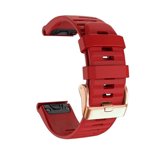 AMSOH Smartwatch-Armband für Garmin Fenix 7, 7X, 7S, 5S, 5, 5X, Plus, 6S, 6, 6X, Pro, Schnellentriegelung, Silikon-Armband, 26, 20 mm, 22mm Fenix 5 6 945, Achat von AMSOH