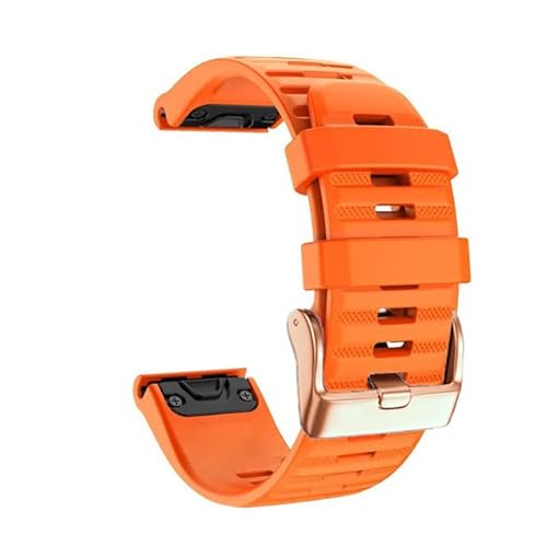 AMSOH Smartwatch-Armband für Garmin Fenix 7, 7X, 7S, 5S, 5, 5X, Plus, 6S, 6, 6X, Pro, Schnellentriegelung, Silikon-Armband, 26, 20 mm, QuickFit 20mm, Achat von AMSOH