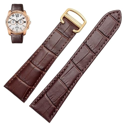 AMSOH Uhrenarmband für Cartier Tank Calibre Serie, echtes Leder, mechanische Uhr für Damen und Herren, 20 mm, 22 mm, 23 mm, 25 mm, 25 mm, Achat von AMSOH