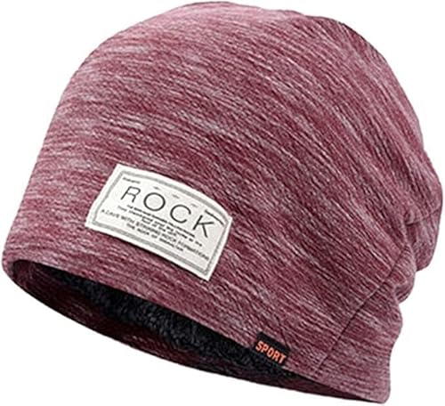 AMUCK EMF Protection Beanies Cap, Unisex Faraday Hut, Mikrowellenstrahlung blockierende Stretchkappe, rot, One size von AMUCK