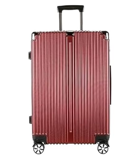 Koffer Trolley Reisekoffer Handgepäck Handgepäck-Koffer Mit Großem Fassungsvermögen Und Zahlenschloss Für Männer Und Frauen Rollkoffer (Color : A, Size : 20in) von AMYSTY