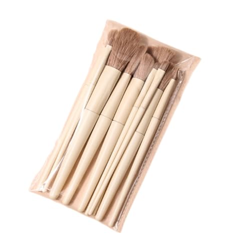 Pinselset Makeup Make-up Pinsel Set 10 Stück For Puder Lidschatten Highlighter Kontur Und Rouge Eyeshadow Pinsel(Beige) von AMYSTY