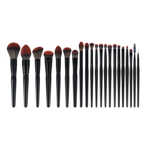 Pinselset Makeup Make-up Pinsel Set 21 Stück For Foundation Highlighter Concealer Lidschatten Eyeshadow Pinsel(Black) von AMYSTY