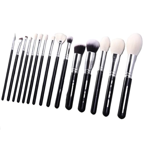 Pinselset Makeup Make-up Pinsel Set Foundation Concealer Lidschatten Make-Up 15 Stück Eyeshadow Pinsel(Without brush bag) von AMYSTY
