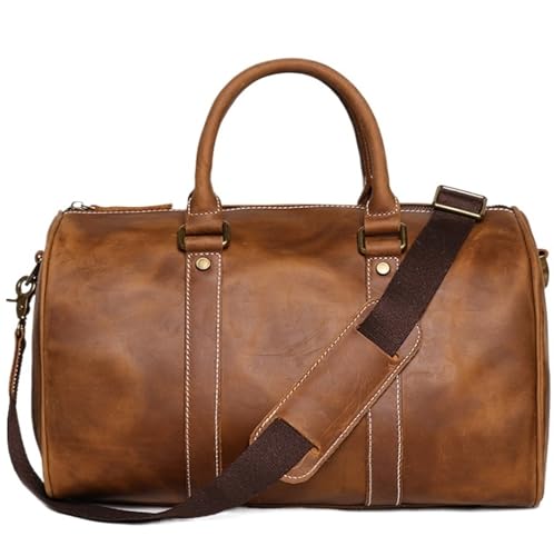 Reisetasche Sporttasche Urlaubstasche 13-Zoll-Reisetasche Für Reisen, Handgepäck, Herren-Tragetaschen Für Krankenhaus, Übernachtung, Fitnessstudio, Leder Weekender Übernachtungstasche Reisetaschen(A) Reisetasche Sporttasche Urlaubstasche 13-Zoll-Reisetasche Für Reisen, Handgepäck, Herren-Tragetaschen Für Krankenhaus, Übernachtung, Fitnessstudio, Leder Weekender Übernachtungstasche Reisetaschen(A) von AMYSTY