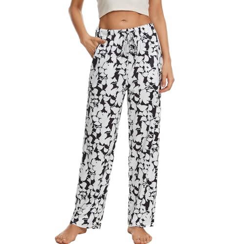 AMYTIS LINGERIE Damen Pyjamahose mit Taschen Loungehose Schlafanzughose Freizeithose Bequeme Weiche Schlafhose AMYTIS LINGERIE Damen Pyjamahose mit Taschen Loungehose Schlafanzughose Freizeithose Bequeme Weiche Schlafhose von AMYTIS LINGERIE