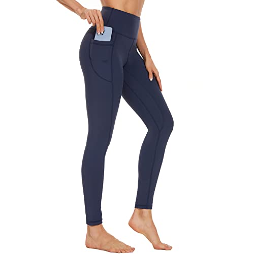 AMYTIS Sport Leggings Damen mit Taschen High Waist Yogahose Sporthose Lang Blickdicht Leggins Fitness Sportleggins L Dunkelblau AMYTIS Sport Leggings Damen mit Taschen High Waist Yogahose Sporthose Lang Blickdicht Leggins Fitness Sportleggins L Dunkelblau von AMYTIS LINGERIE