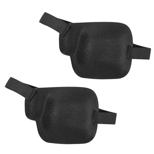 Medizinische Augenklappen, verstellbar, 3D-Augenklappen, bequeme medizinische Augenklappe, weich, faule Augenwege für Behandlung von faulen Augen, Amblyopie, Strabismus für Erwachsene und Kinder, 2 von AMYXIYUAN