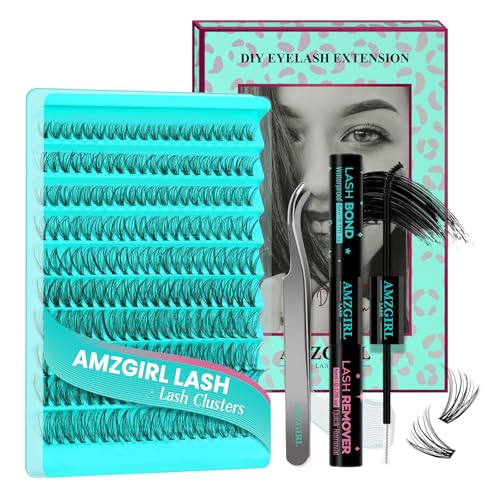 Lash Extension Set 200PCS 30D Wimpern Extensions Set D Curl Wispy Cluster Lashes Wimpern DIY Wimpern Extensions Kit Natürliche einzelne Wimpern Kit mit Wimpern Bindung und Entferner Wimpern Pinzette Lash Extension Set 200PCS 30D Wimpern Extensions Set D Curl Wispy Cluster Lashes Wimpern DIY Wimpern Extensions Kit Natürliche einzelne Wimpern Kit mit Wimpern Bindung und Entferner Wimpern Pinzette von AMZGIRL LASH