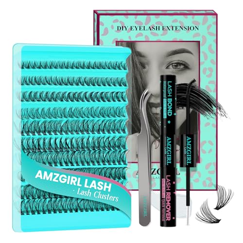 Lash Extension Set 200PCS 40D Wimpern Extensions Set D Curl Wispy Cluster Lashes Wimpern DIY Wimpern Extensions Kit Natürliche einzelne Wimpern Kit mit Wimpern Bindung und Entferner Wimpern Pinzette Lash Extension Set 200PCS 40D Wimpern Extensions Set D Curl Wispy Cluster Lashes Wimpern DIY Wimpern Extensions Kit Natürliche einzelne Wimpern Kit mit Wimpern Bindung und Entferner Wimpern Pinzette von AMZGIRL LASH