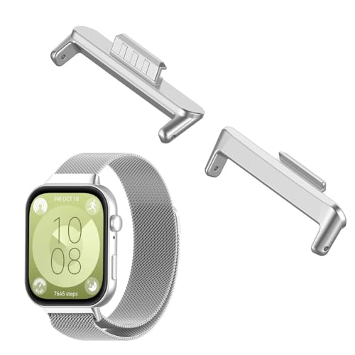AMZLORD 1 Stück Uhrenarmband-Metallverbinder für (Hua-wei) Watch Fit 3 Smart Watch 20mm Armband Armbandverbinder Edelstahl Uhrenarmband Verbinder Adapter für (Hua-wei) Watch Fit 3 (nur 1) von AMZLORD