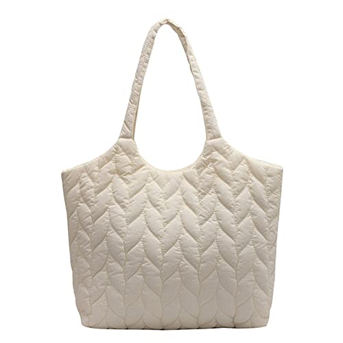 AMZLORD Casual Hands Bags Nylon Elegant weiche Baumwoll-Padded Damen Käufer Tasche Stickereifhread for Wochenendurlaub von AMZLORD