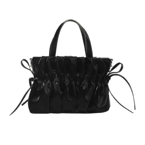 AMZLORD Faltenhandtasche for Frauen for Party Hochzeitsklammertasche Tasche Tasche (schwarz) von AMZLORD