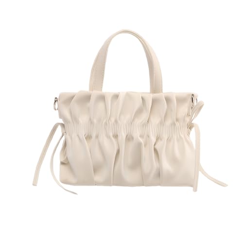 AMZLORD Faltenhandtasche for Frauen for Party Hochzeitsklammertasche Tasche Tasche (weiß) von AMZLORD