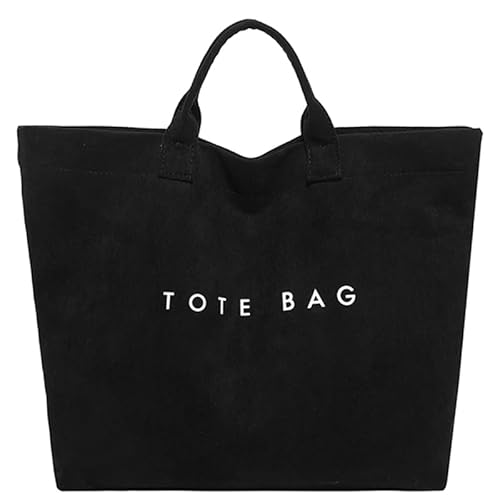 AMZLORD Faux Wildleder -Einkaufstaschen große Umhängetaschen Handtasche for Frauen täglich Gebrauch (schwarz) von AMZLORD