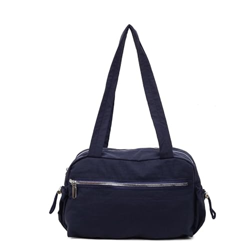 AMZLORD Feste Farbe Einfacher Umhängetasche for Arbeitsreise for die Schule for College -Schule (blau) von AMZLORD