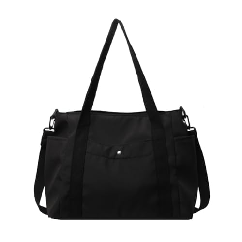 AMZLORD Frauen Canvas Crossbody Tasche große Kapazität Schulterhandtasche for die Arbeit (schwarz) von AMZLORD