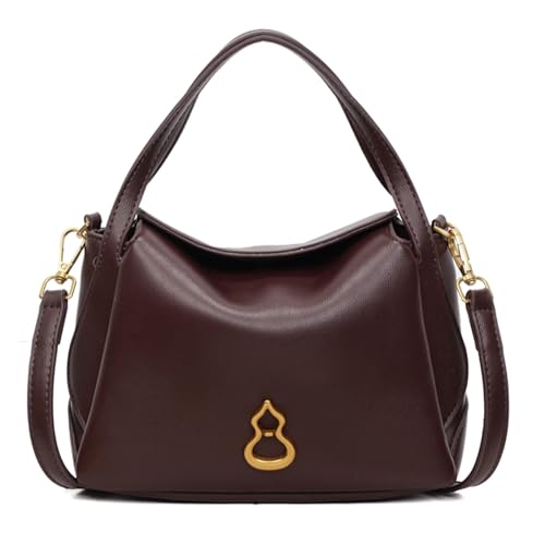 AMZLORD Frauen Pu Hobo -Tasche Handtasche mit verstellbarem Riemen for Damengeschenk (Kaffee) von AMZLORD
