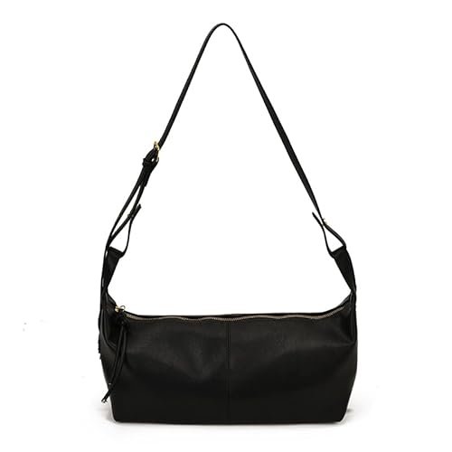 AMZLORD Hobo -Tasche Großer Crossbody -Tasche Verstellbarer Schultertasche for Frauen (schwarz) von AMZLORD