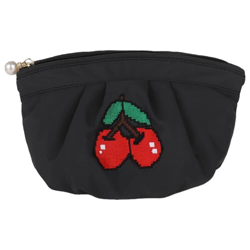 AMZLORD Kleine Make-up-Tasche, Kirschen-Stickerei, Kulturbeutel mit Reißverschluss, Make-up-Tasche, Make-up-Organizer-Tasche for Frauen, Reiseutensilien AMZLORD Kleine Make-up-Tasche, Kirschen-Stickerei, Kulturbeutel mit Reißverschluss, Make-up-Tasche, Make-up-Organizer-Tasche for Frauen, Reiseutensilien von AMZLORD