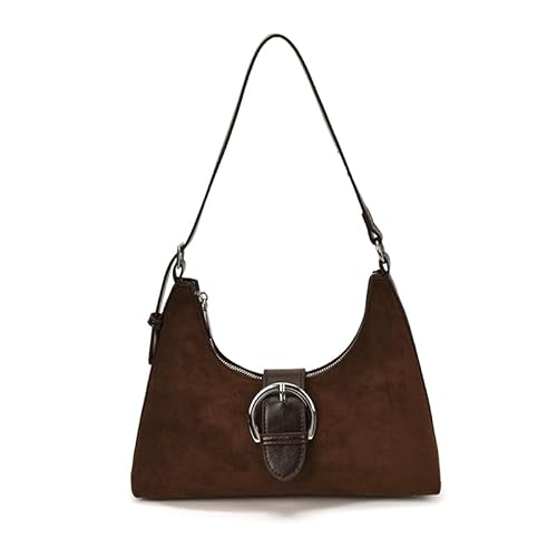 AMZLORD Lässige Umhängetasche Festkörper -Freizeit -Schlingbeutel Reisetasche (Kaffee) von AMZLORD