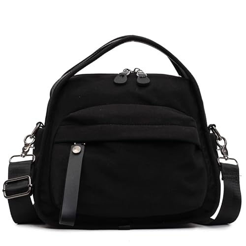 AMZLORD Oxford Fabric Crossbody Bag Casual Handtasche Umhängetasche Handtasche Frauen (schwarz) von AMZLORD