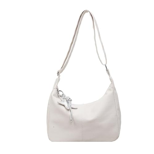 AMZLORD PU Leder All-Match Crossbody Tasche große Kapazität Datum Partytasche (weiß) von AMZLORD