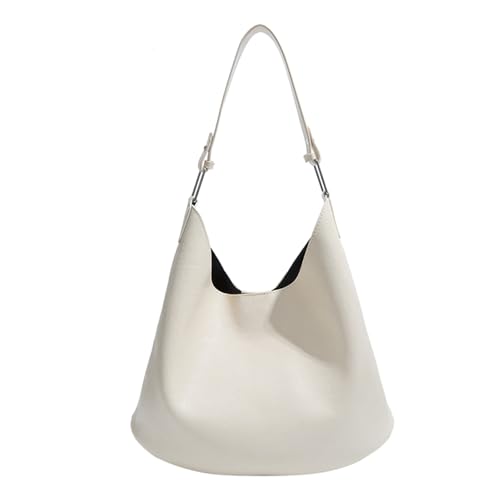 AMZLORD PU Leder -Umhängetasche mit verstellbarem Riemen for die Arbeitsschule (weiß) von AMZLORD