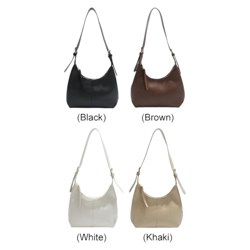 AMZLORD PU -Umhängetasche Casual Top Griff Handtasche Trendy Unterarmtasche for Frauen (braun) von AMZLORD