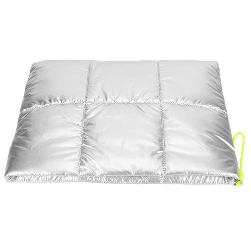 AMZLORD Puffy Cotton Laptop -Beutel mit Schultergurt Tablettenbeutel for Frauen Männer (Silber) von AMZLORD