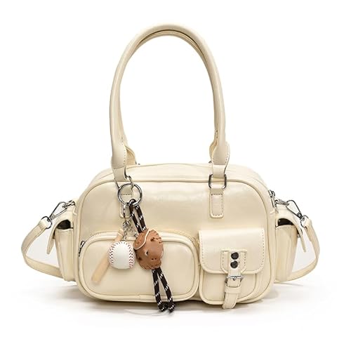 AMZLORD Retro -Handtasche mit mehreren Taschen, Kissenbeutel, weicher Leder -Achselbeutel, 2 von AMZLORD