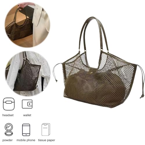 AMZLORD Strohmischtasche for Frauen große Strandtaschen Freizeitkäufer for den täglichen Gebrauch von AMZLORD