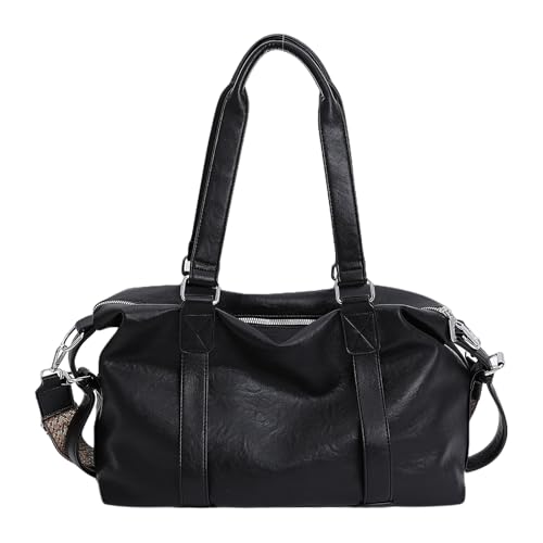 AMZLORD Umfangsbeutel mit großer Kapazität mit Reißverschluss for die Schularbeit täglich (schwarz) von AMZLORD