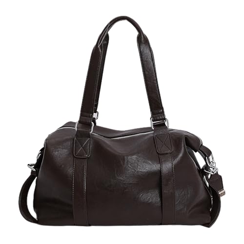 AMZLORD Umgangsbeutel mit großer Kapazität mit Reißverschluss for die Schularbeit täglich (Kaffee) von AMZLORD