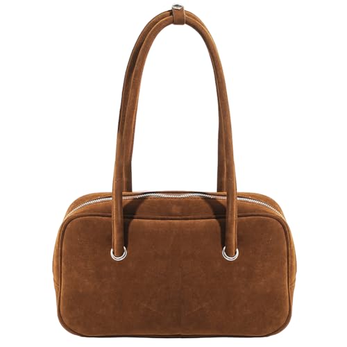 AMZLORD Umhängetasche for Frauen modische Unterarmtasche for Arbeit und Reisen (braun) von AMZLORD