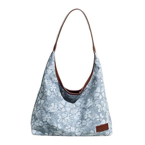 AMZLORD Umhängetasche mit Taschen Einkaufstasche for Frauen Mädchen Damen arbeiten Reisen (blau) von AMZLORD