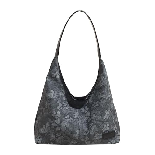 AMZLORD Umhängetasche mit Taschen Einkaufstasche for Frauen Mädchen Damen arbeiten Reisen (schwarz) von AMZLORD