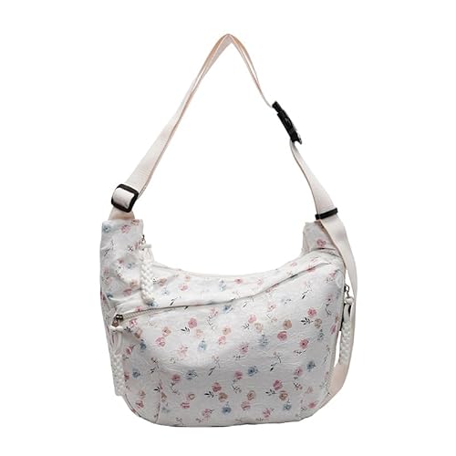 AMZLORD Women Crescent Crossbody Bag große Kapazität Leichtes Schlingenbeutel (Beige) von AMZLORD