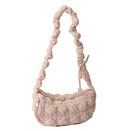 Gesteppte Polsterung, plissierte Cloud-Damenhandtaschen, Damen-Umhängetasche, verstellbare Träger, Messenger-Taschen von AMZLORD