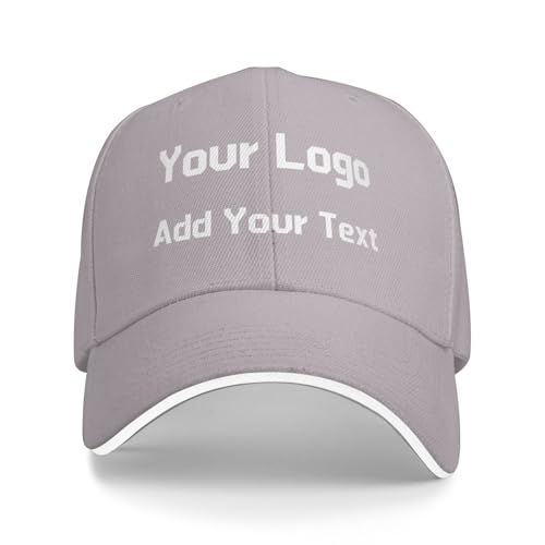 AMZLRR Custom Baseball Caps Entwerfen Sie Ihre eigene Mütze Fügen Sie Foto Text Logo Personalisierte Mütze Personalisierte Baseballkappe von AMZLRR