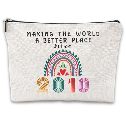 AMZNEVO Make-up-Tasche zum 15. Geburtstag für Mädchen, Reise-Kosmetiktasche, Geschenk für Schwester und Tochter, 2025, Pink AMZNEVO Make-up-Tasche zum 15. Geburtstag für Mädchen, Reise-Kosmetiktasche, Geschenk für Schwester und Tochter, 2025, Pink von AMZNEVO