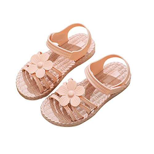 AMhomely Offene Zehensandalen für Kinder, Blume, lässige Strandschuhe, selbstklebende Schnalle, rutschfest, geflochten, flache Sandalen, Hausschuhe, Sommerkleid, Schuhe für kleine Kinder/große Kinder AMhomely Offene Zehensandalen für Kinder, Blume, lässige Strandschuhe, selbstklebende Schnalle, rutschfest, geflochten, flache Sandalen, Hausschuhe, Sommerkleid, Schuhe für kleine Kinder/große Kinder von AMhomely
