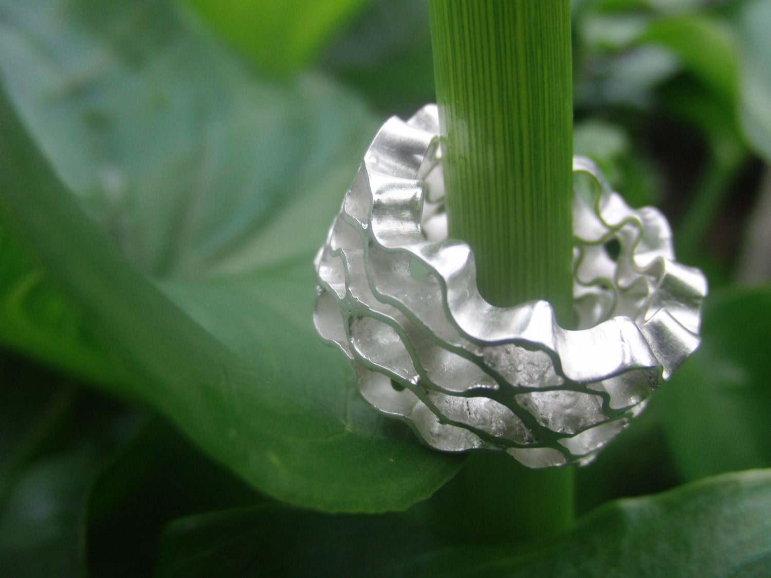 Handgemachte Sterling Silber Statement Ring - Zierliches Geschenk Handgemachte Sterling Silber Statement Ring - Zierliches Geschenk von AMjewelryStudio