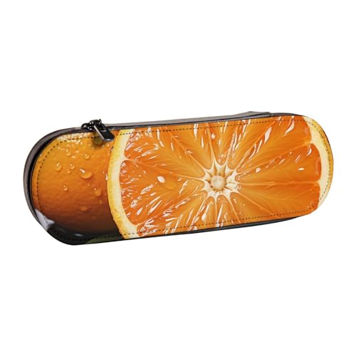 ANABPRMA Federmäppchen aus Leder, Motiv: Baumfrosch, Mehrzweck-Reißverschluss-Box für Schreibwaren, Make-up oder kleine Accessoires, Orange, Einheitsgröße, Kosmetikkoffer ANABPRMA Federmäppchen aus Leder, Motiv: Baumfrosch, Mehrzweck-Reißverschluss-Box für Schreibwaren, Make-up oder kleine Accessoires, Orange, Einheitsgröße, Kosmetikkoffer von ANABPRMA
