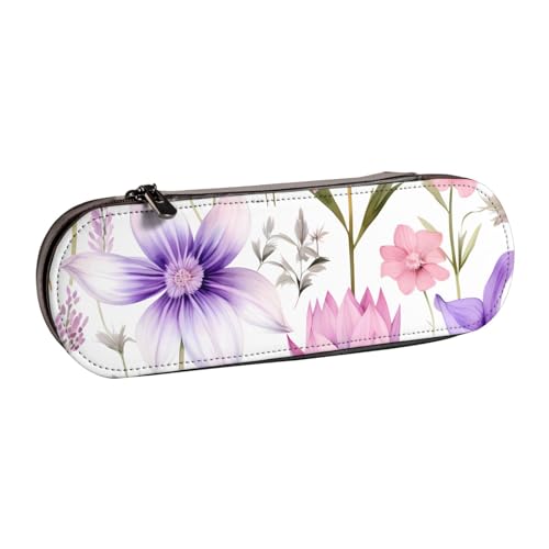 ANABPRMA Hartschalen-Federmäppchen aus Leder im Flugzeug, vielseitig verwendbar, mit Reißverschluss für Schreibwaren, Make-up oder kleines Zubehör, Farbiges Blumenmuster, Einheitsgröße, Kosmetikkoffer ANABPRMA Hartschalen-Federmäppchen aus Leder im Flugzeug, vielseitig verwendbar, mit Reißverschluss für Schreibwaren, Make-up oder kleines Zubehör, Farbiges Blumenmuster, Einheitsgröße, Kosmetikkoffer von ANABPRMA