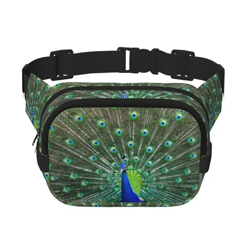 Antarctica Penguinswaist Tasche für Männer und Frauen, verstellbare doppelte Bauchtasche für Reisen, Sport und Alltag, pfau, Einheitsgröße Antarctica Penguinswaist Tasche für Männer und Frauen, verstellbare doppelte Bauchtasche für Reisen, Sport und Alltag, pfau, Einheitsgröße von ANABPRMA